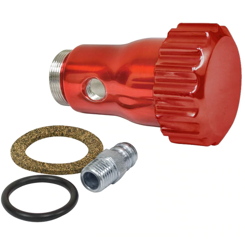 OIL FILLER W/VENT,RED