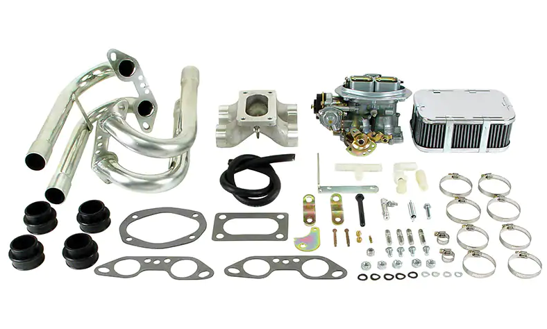 Progressive 32/36F Single Carb Kit, 2 Barrel, For 1972-1979 VW Bus