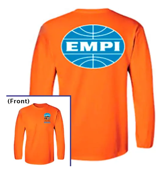 POWER RULES ORANGE LONG SLEEVE