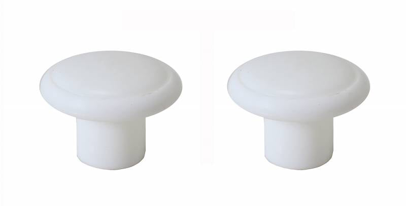 ROUND COAT HOOK, WHITE, SET OF 2, BUS 1963-79, VANAGON 1980-91 *MADE BY WCM*