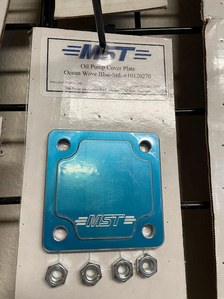 Unvented Oil Pump Cover Plate - Choose Color