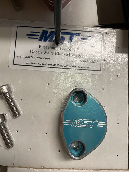 Fuel Pump Block-Off - Choose Color