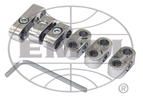 CHROME SPARK PLUG WIRE SEPARATORS