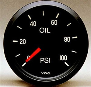 OIL PSI GAUGE, O-100 MECH.