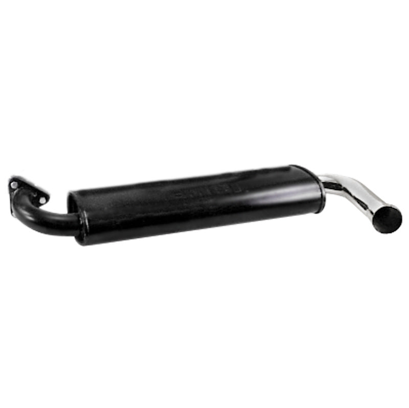 BLACK SINGLE MUFFLER ONLY FOR EMPI 3661-7 HEADER VW SQUAREBACK