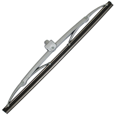 SILVER WIPER BLADE, FITS LEFT OR RIGHT SIDE VW BUG 1958-64, EACH