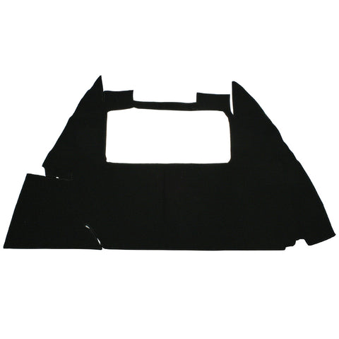 Black 1 Piece Trunk Carpet Kit Vw Bug / Beetle 1954-1959-1/2