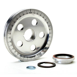 ALUMINUM CRANKSHAFT POWER PULLEY KIT, BOLT-IN SAND-SEAL