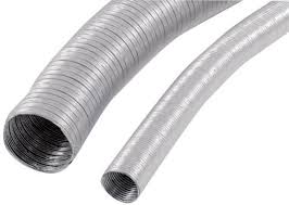 ALUMINUM CARBURETOR PREHEATER HOSE, 1-1/2"X36"