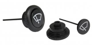 Wiper Switch Knob, Black, Type 1 68 & later, Each