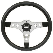 Steering Wheel, 13" Diameter, 3-1/2" Dish, 5 Bolt, Chrome 79-4031-0