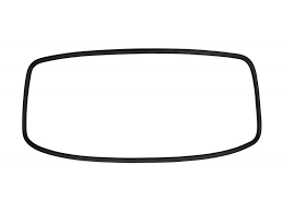 GENUINE GERMAN - FRONT WINDSHIELD SEAL - WITH GROOVE FOR MOLDING (DELUXE MODELS)- PREFORMED MOLDED CORNERS - BUS 68-79 - SOLD EACH