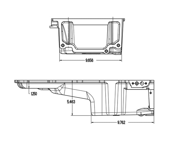 Holley Retrofit Engine Oil Pans for GM LS Engines 302-2