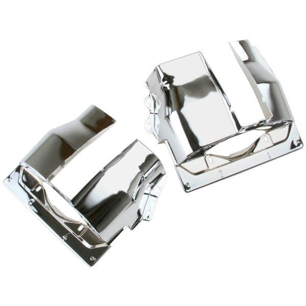 CHROME DUAL PORT CYLINDER SHROUDS/COVERS VW BUG, PAIR