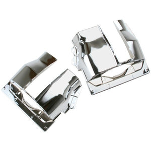 CHROME DUAL PORT CYLINDER SHROUDS/COVERS VW BUG, PAIR