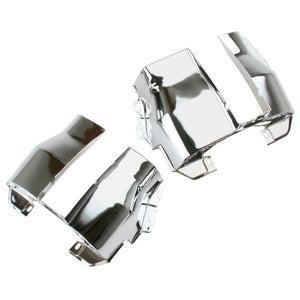 OFF-ROAD TRIMMED CHROME DUAL PORT CYLINDER SHROUDS/COVERS VW BUG,PR