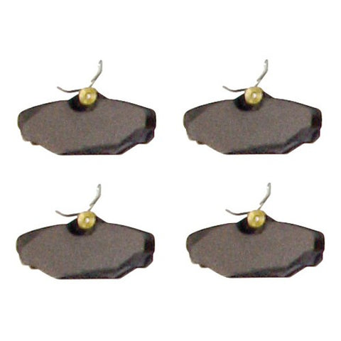 Brake Pad Set, For Emergency Brake Rear Kits, 4 Pads