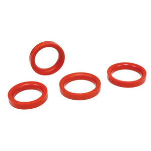 Bugpack Torsion Arm Seals, Upper & Lower, Left & Right, Urethane, Red