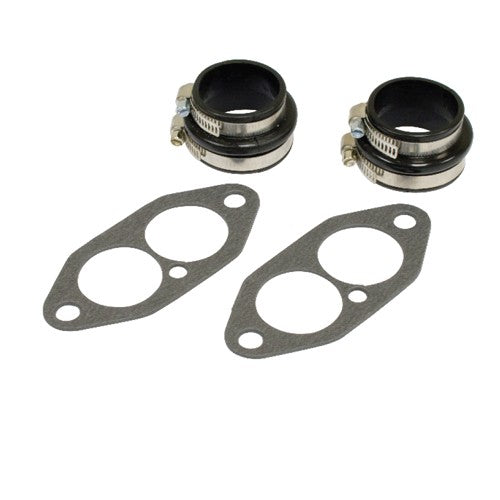 Dual Port Intake Instillation Kit, Urethane, Black Boots