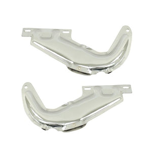 CHROME FRONT HOOD HINGE, PAIR