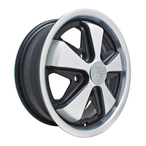 911 Alloy Wheel, Black & Silver, 17x7. 5 on 130mm