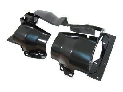 BLACK DUAL PORT CYLINDER SHROUDS/COVERS VW BUG, PAIR