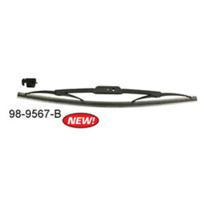 Wiper Blade, 13", Black, Ghia 58-74, Type 3 62-70, Each